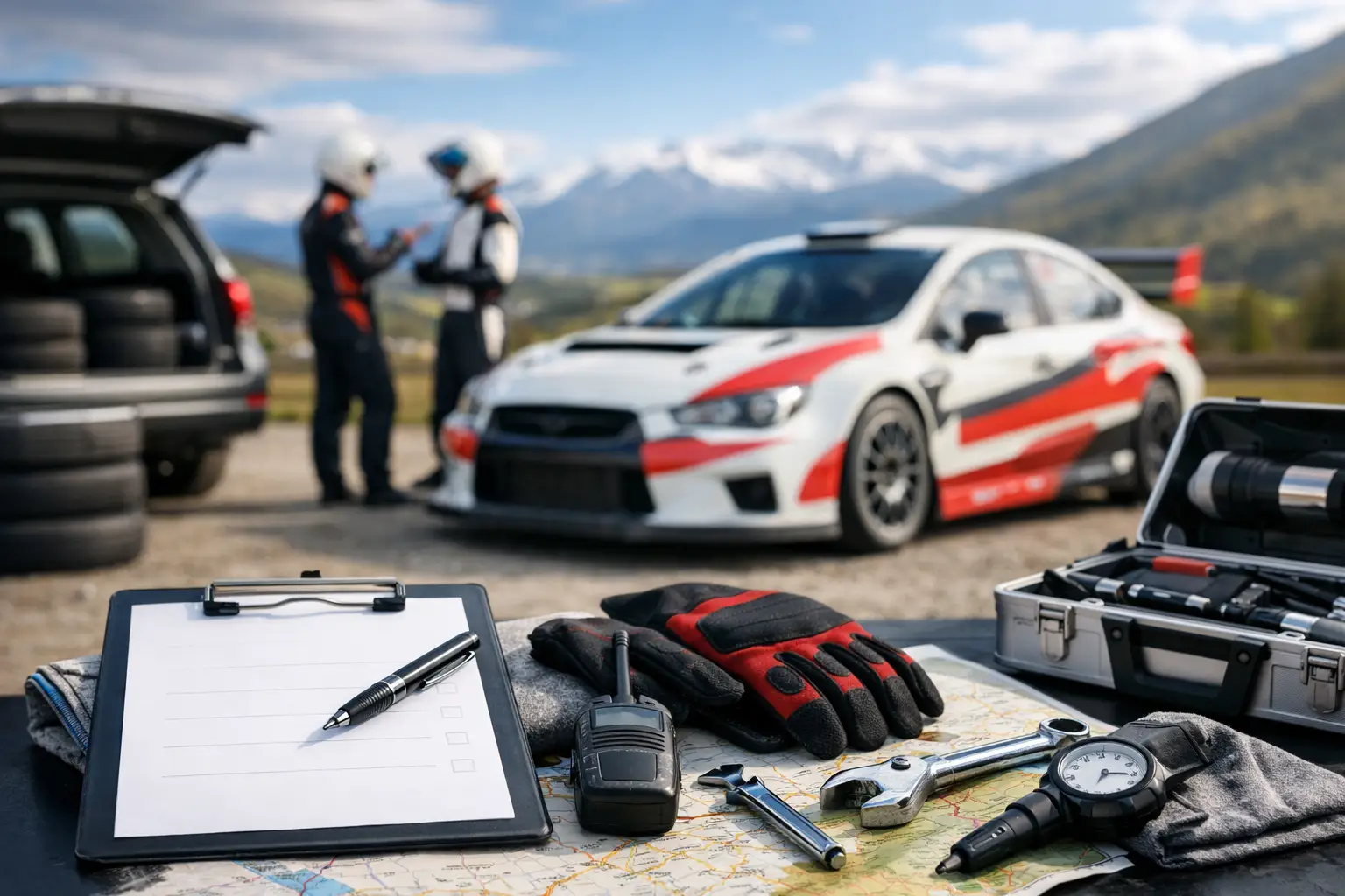 European Road Trip Car Checklist for Rally Teams